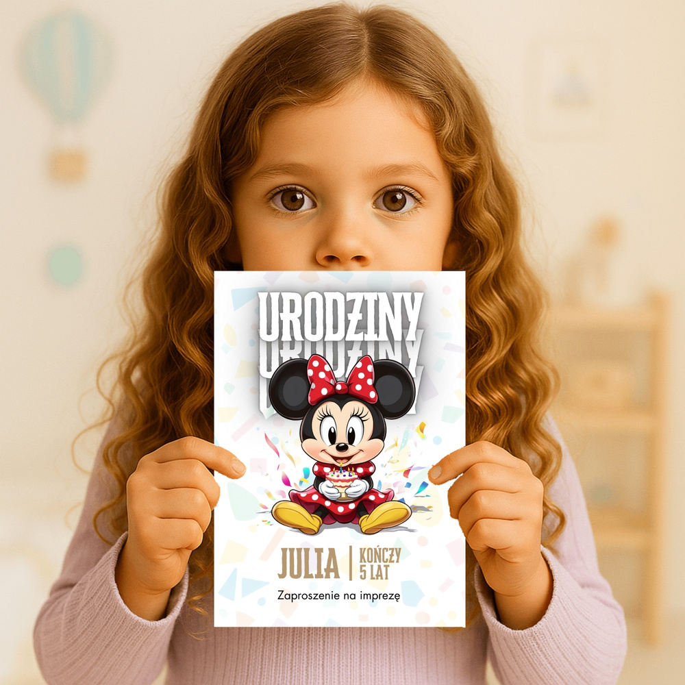 myszka minnie zaproszenie partyzapki 03 3