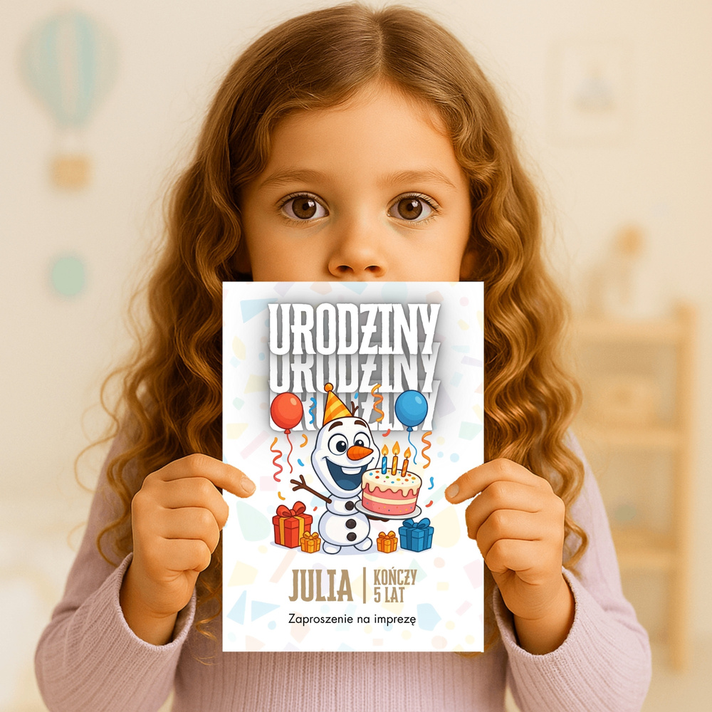 olaf kraina lodu zaproszenie partyzapki 02 3