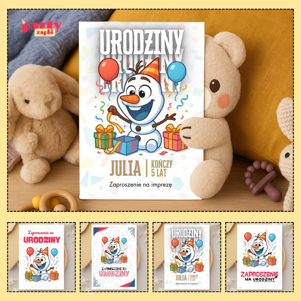 olaf kraina lodu zaproszenie partyzapki 03 1
