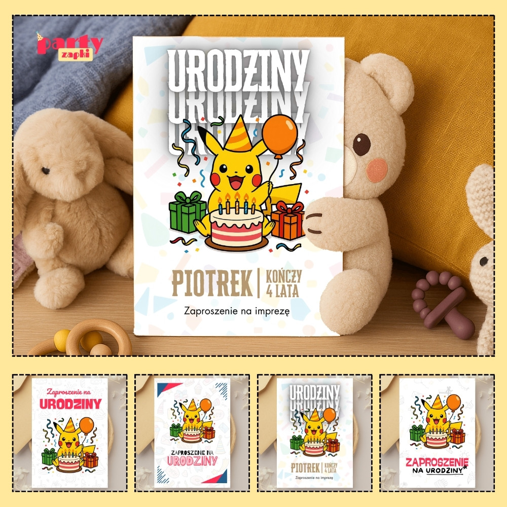 pikachu pokemon zaproszenie partyzapki 05 1