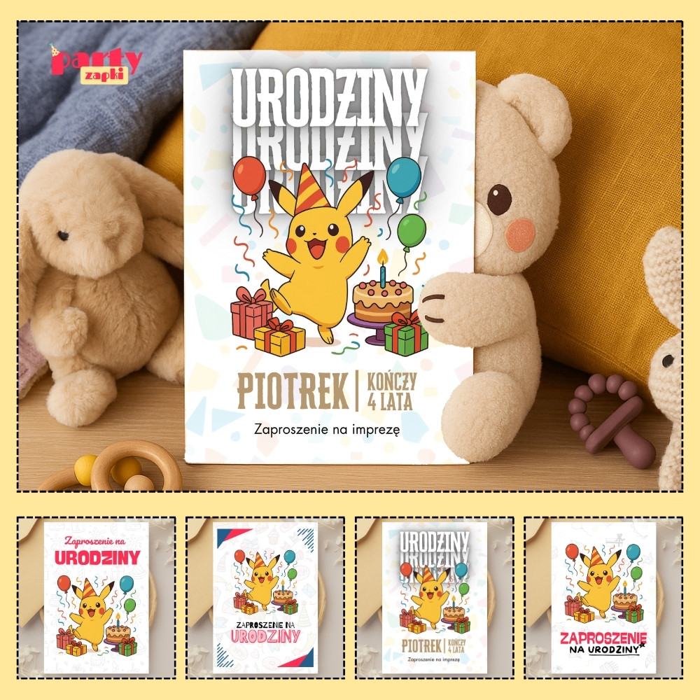 pikachu pokemon zaproszenie partyzapki 06 1