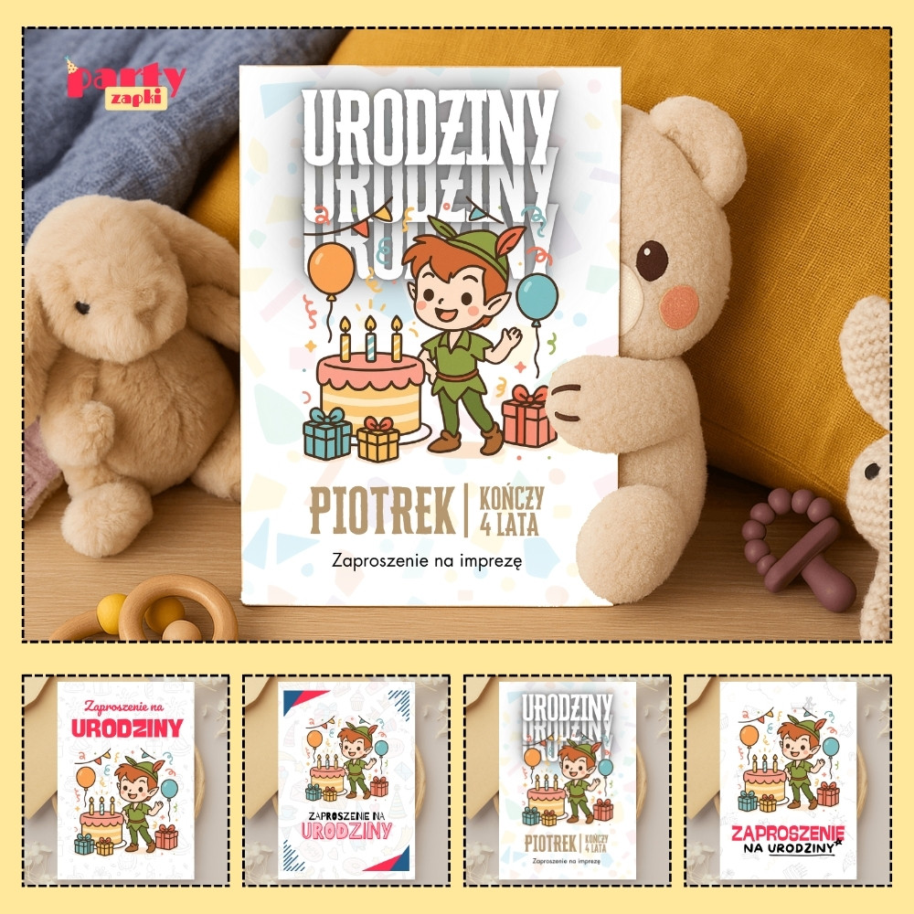 piotrus pan zaproszenie partyzapki 02 1