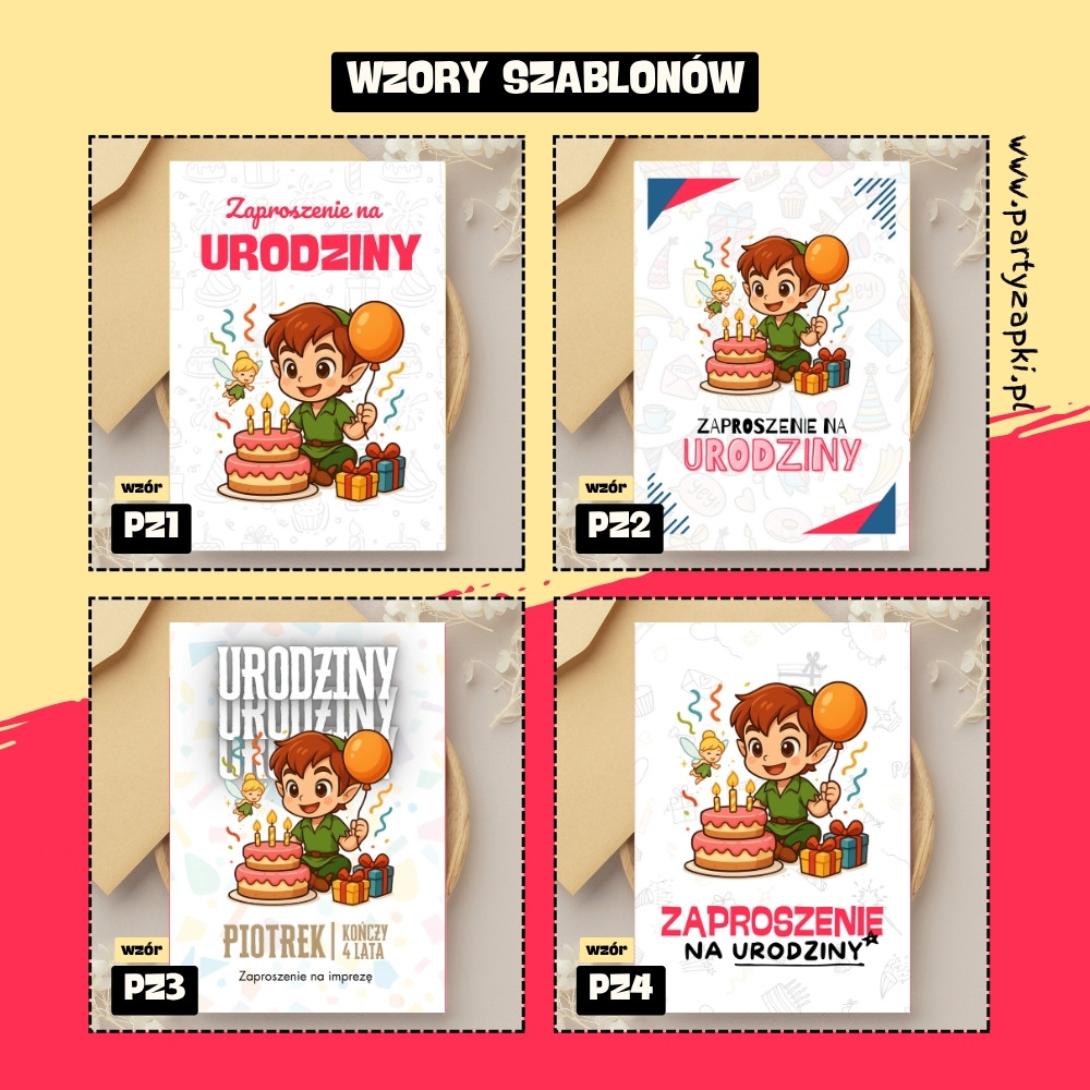 piotrus pan zaproszenie partyzapki 04 2