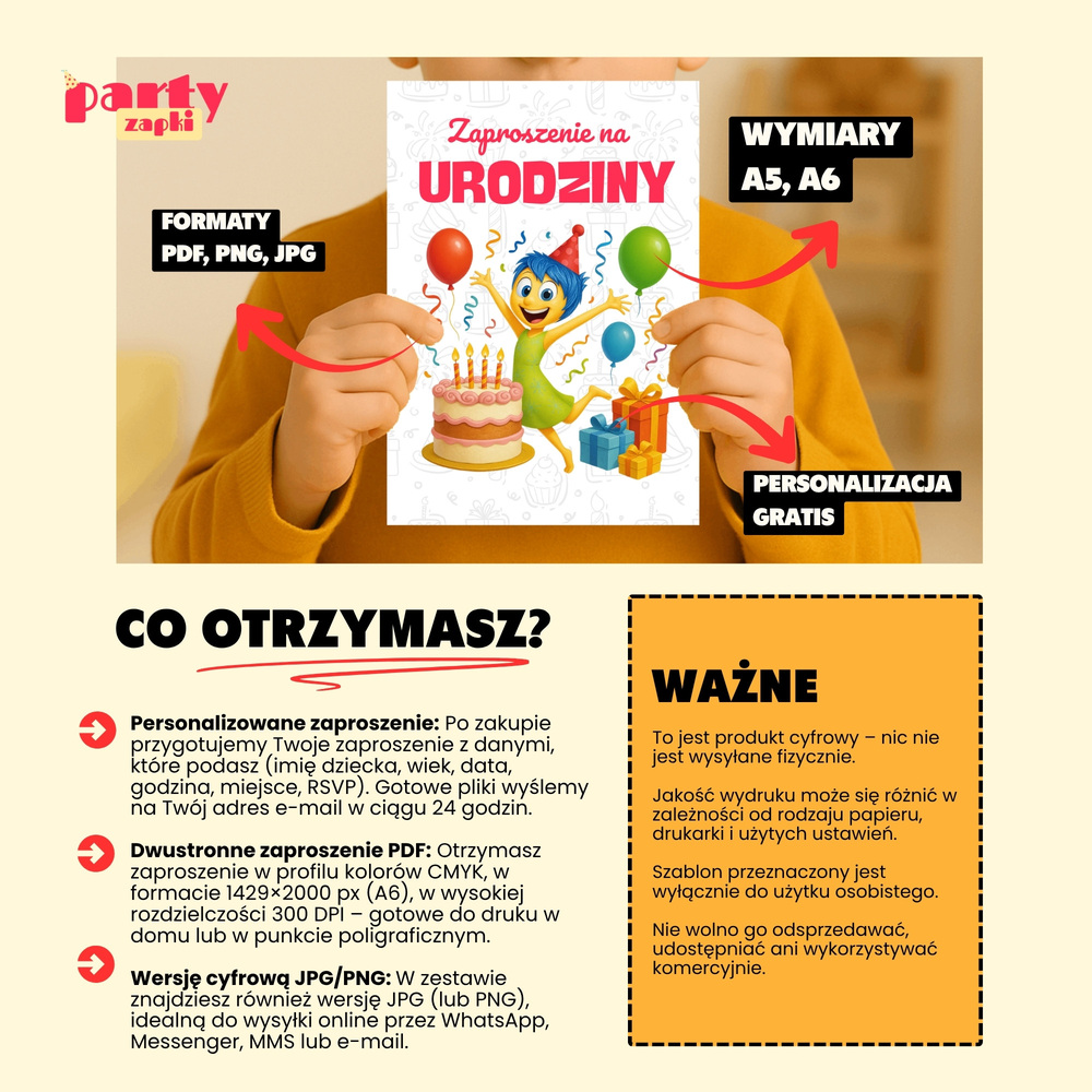 radosc w glowie sie nie miesci zaproszenie partyzapki 01 4