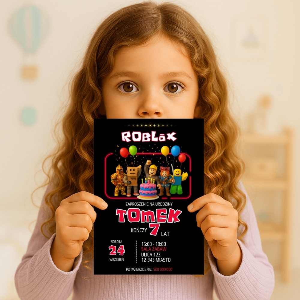 roblox 01 zaproszenie na urodziny partyzapki 3