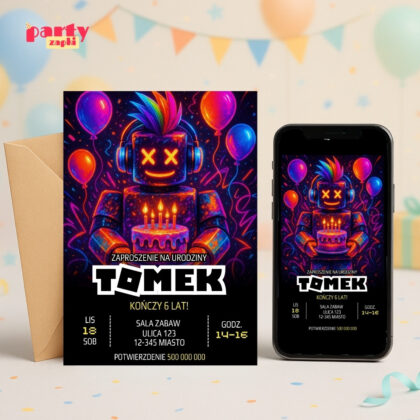 roblox 03 zaproszenie na urodziny partyzapki
