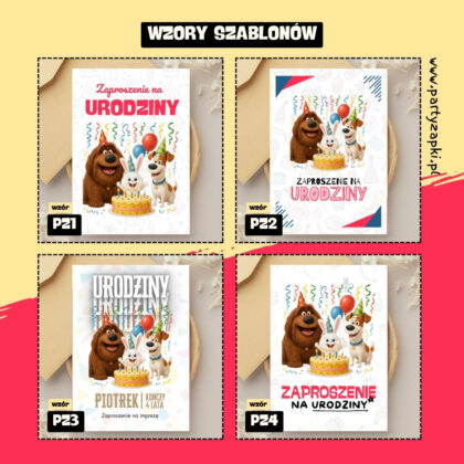 sekretne zycie zwierzakow domowych zaproszenie partyzapki 04 2