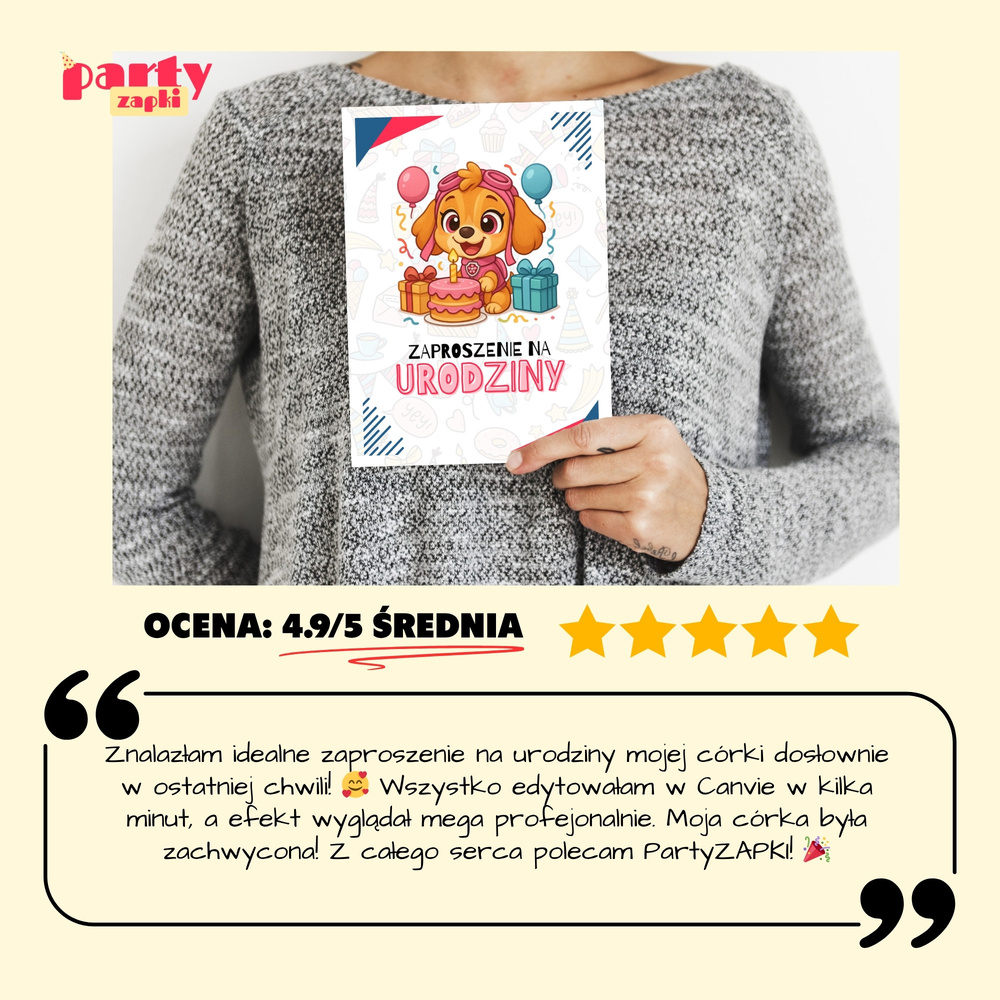 skye psi patrol zaproszenie partyzapki 01 5