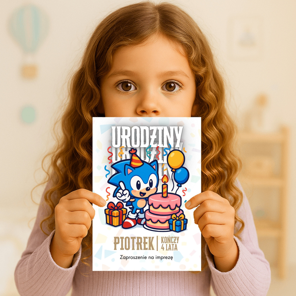 sonic the hedgehog zaproszenie partyzapki 01 3