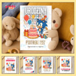 sonic the hedgehog zaproszenie partyzapki 02 1