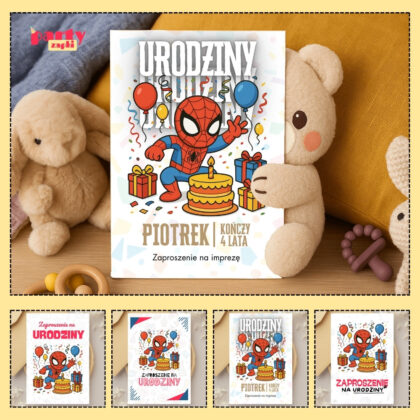 spider man zaproszenie partyzapki 01 1