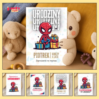 spider man zaproszenie partyzapki 04 1