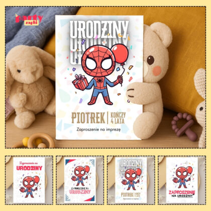 spider man zaproszenie partyzapki 06 1