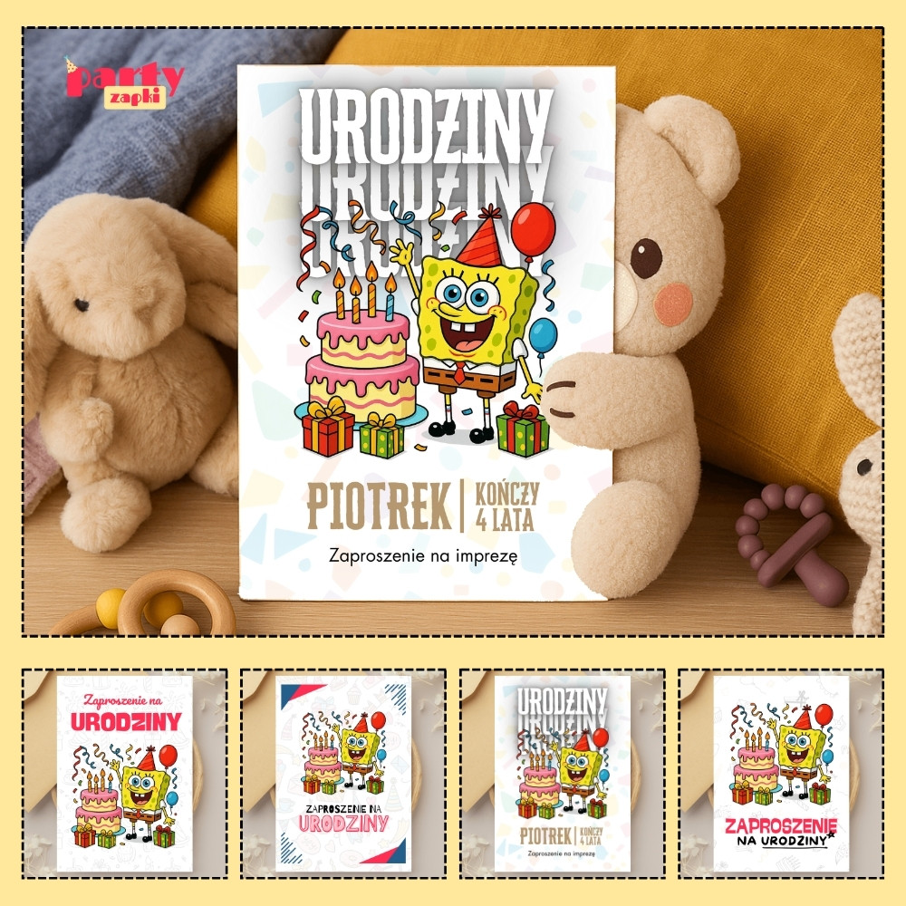 spongebob zaproszenie partyzapki 01 1