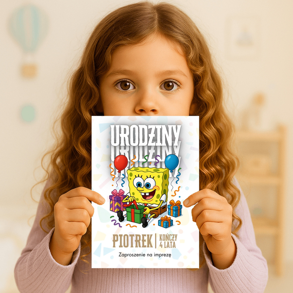 spongebob zaproszenie partyzapki 04 3