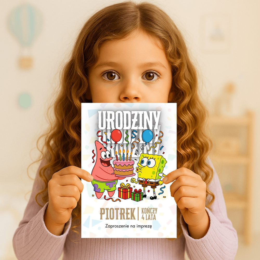 spongebob zaproszenie partyzapki 05 3
