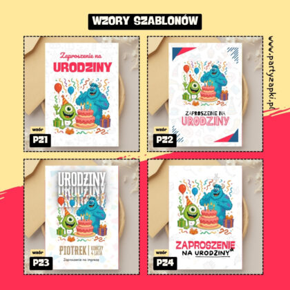 sulley potwory i spolka zaproszenie partyzapki 02 2