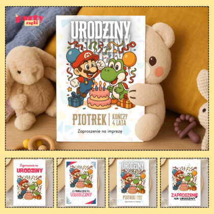 super mario zaproszenie partyzapki 04 1