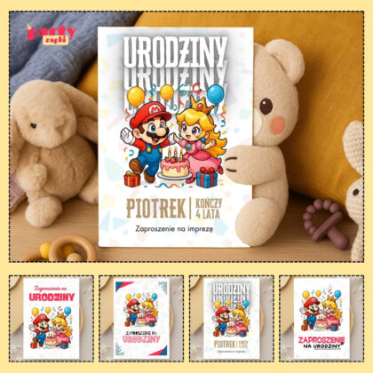super mario zaproszenie partyzapki 07 1
