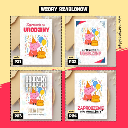 swinka peppa zaproszenie partyzapki 02 2