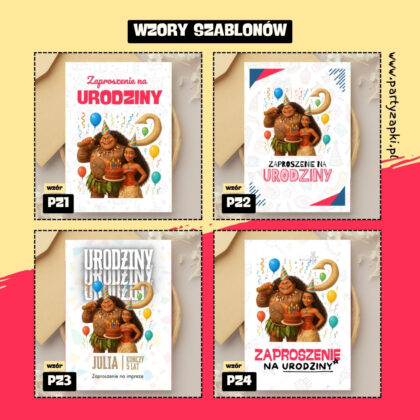 vaiana zaproszenie partyzapki 01 2