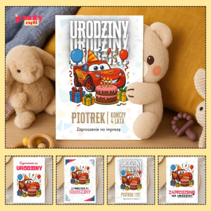 zygzak mcqueen auta zaproszenie partyzapki 01 1