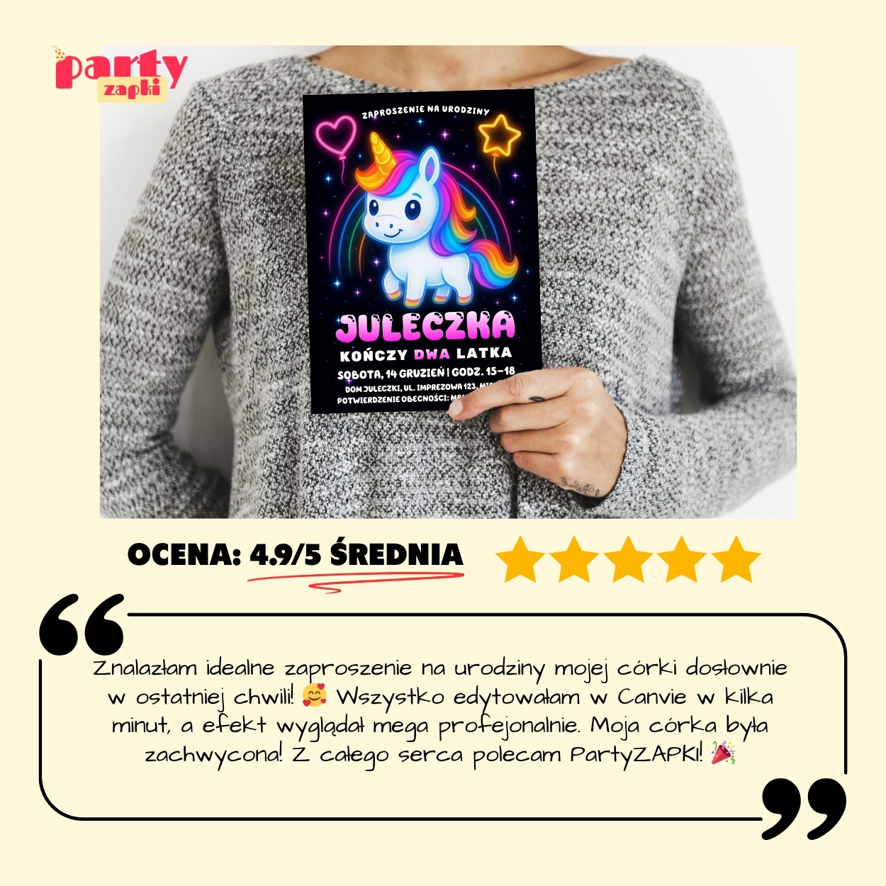 jednorozec zaproszenie partyzapki 01 7