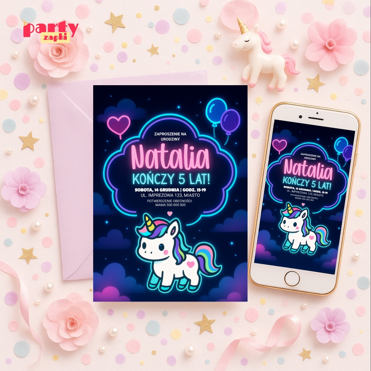 jednorozec zaproszenie partyzapki 02 1