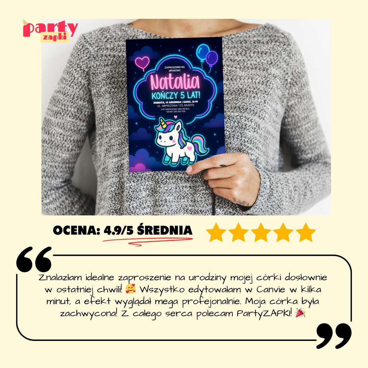 jednorozec zaproszenie partyzapki 02 7