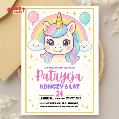 jednorozec zaproszenie partyzapki 03 2