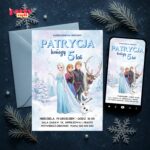 kraina lodu 05 zaproszenie na urodziny