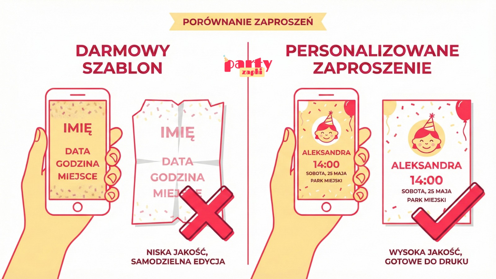 Personalizowane Zaproszenie vs Szablon: Co Wybrać?