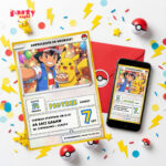 pokemon 09 zaproszenie na urodziny 6