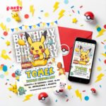 pokemon 10 zaproszenie na urodziny 6