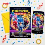 sonic 12 zaproszenie na urodziny