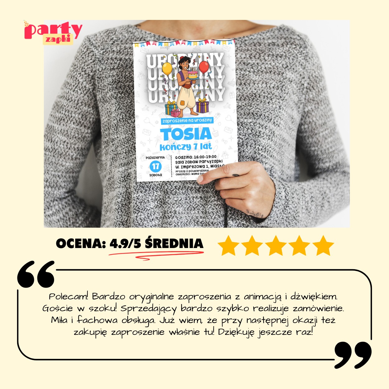 alladyn 05 zaproszenie na urodziny partyzapki 07