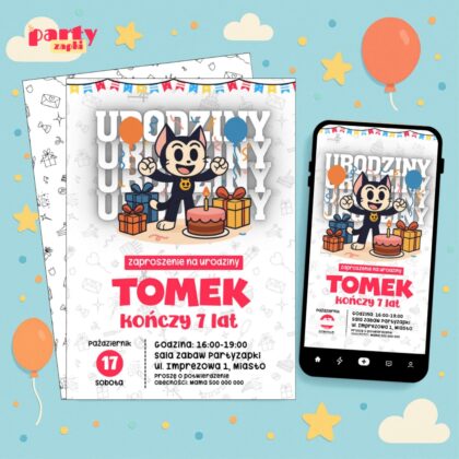 brawl stars 05 zaproszenie na urodziny partyzapki