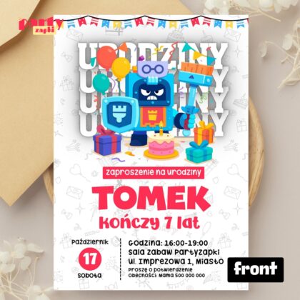 brawl stars 06 zaproszenie na urodziny partyzapki 01