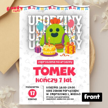 brawl stars 12 zaproszenie na urodziny partyzapki 01