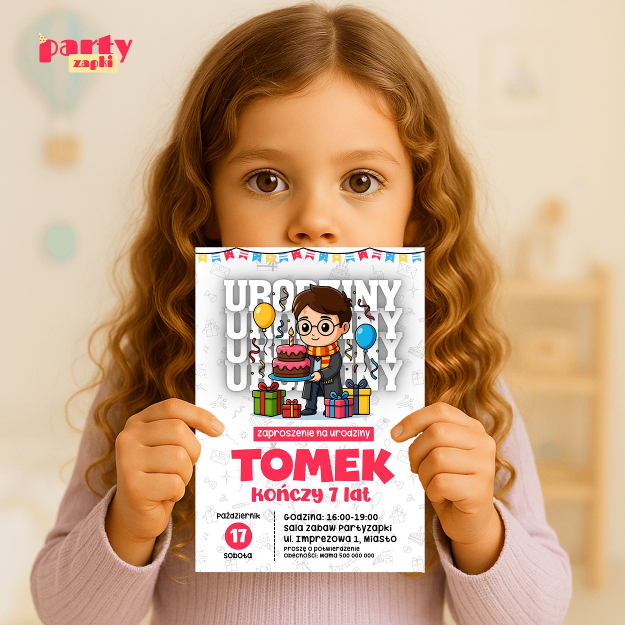 harry potter 07 zaproszenie na urodziny partyzapki 03