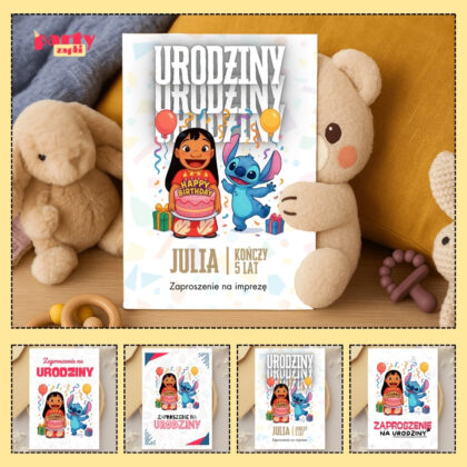 Lilo i Stitch - Zaproszenie na urodziny [003]