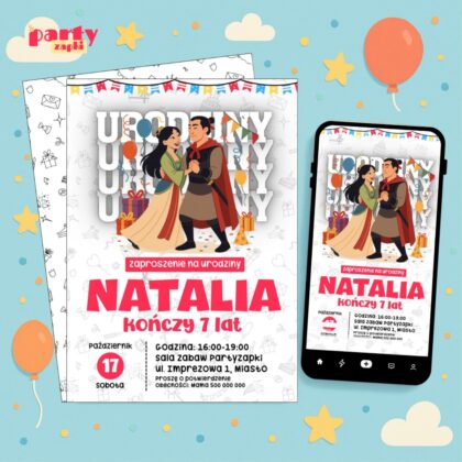 mulan 05 zaproszenie na urodziny partyzapki