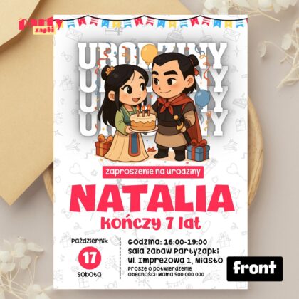 mulan 07 zaproszenie na urodziny partyzapki 01