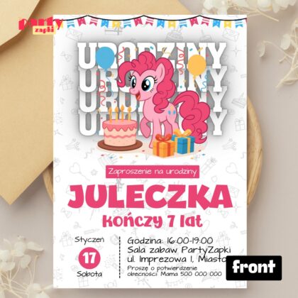 my little pony 02 zaproszenie na urodziny partyzapki 01