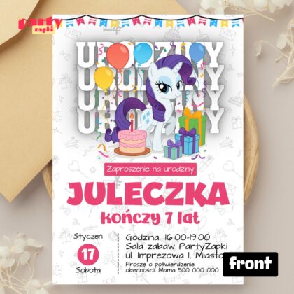 my little pony 08 zaproszenie na urodziny partyzapki 01