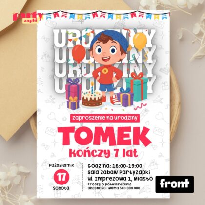 noddy w krainie zabawek 01 zaproszenie na urodziny partyzapki 01