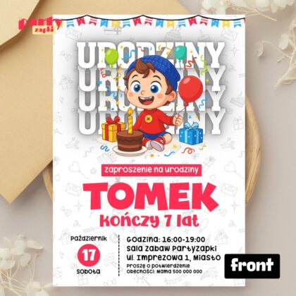 noddy w krainie zabawek 03 zaproszenie na urodziny partyzapki 01