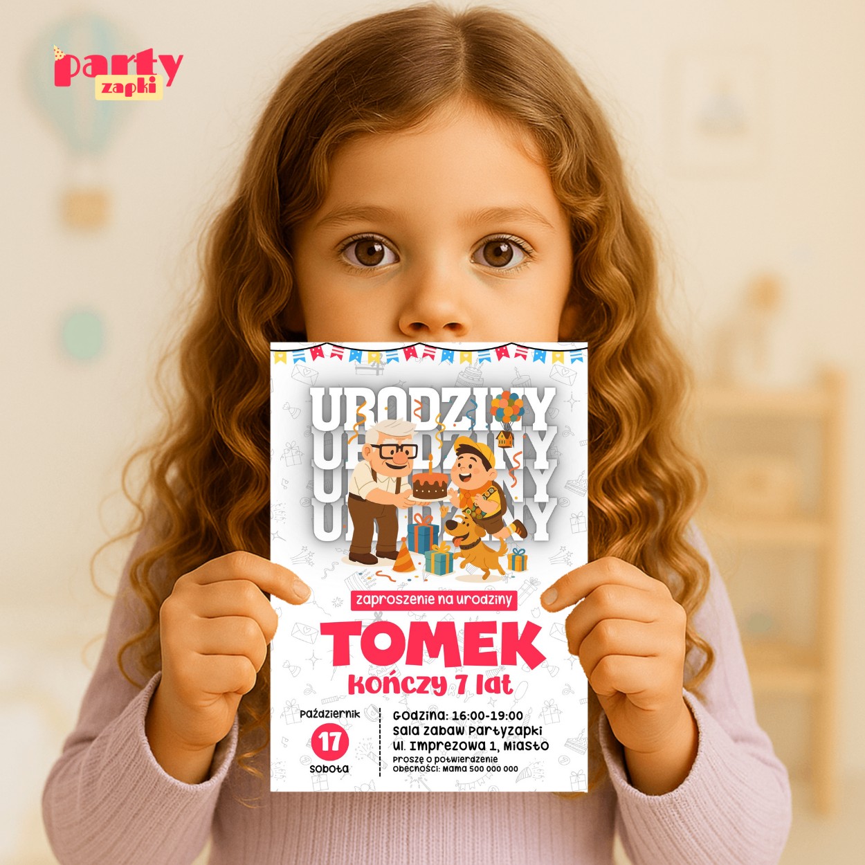 odlot 02 zaproszenie na urodziny partyzapki 03