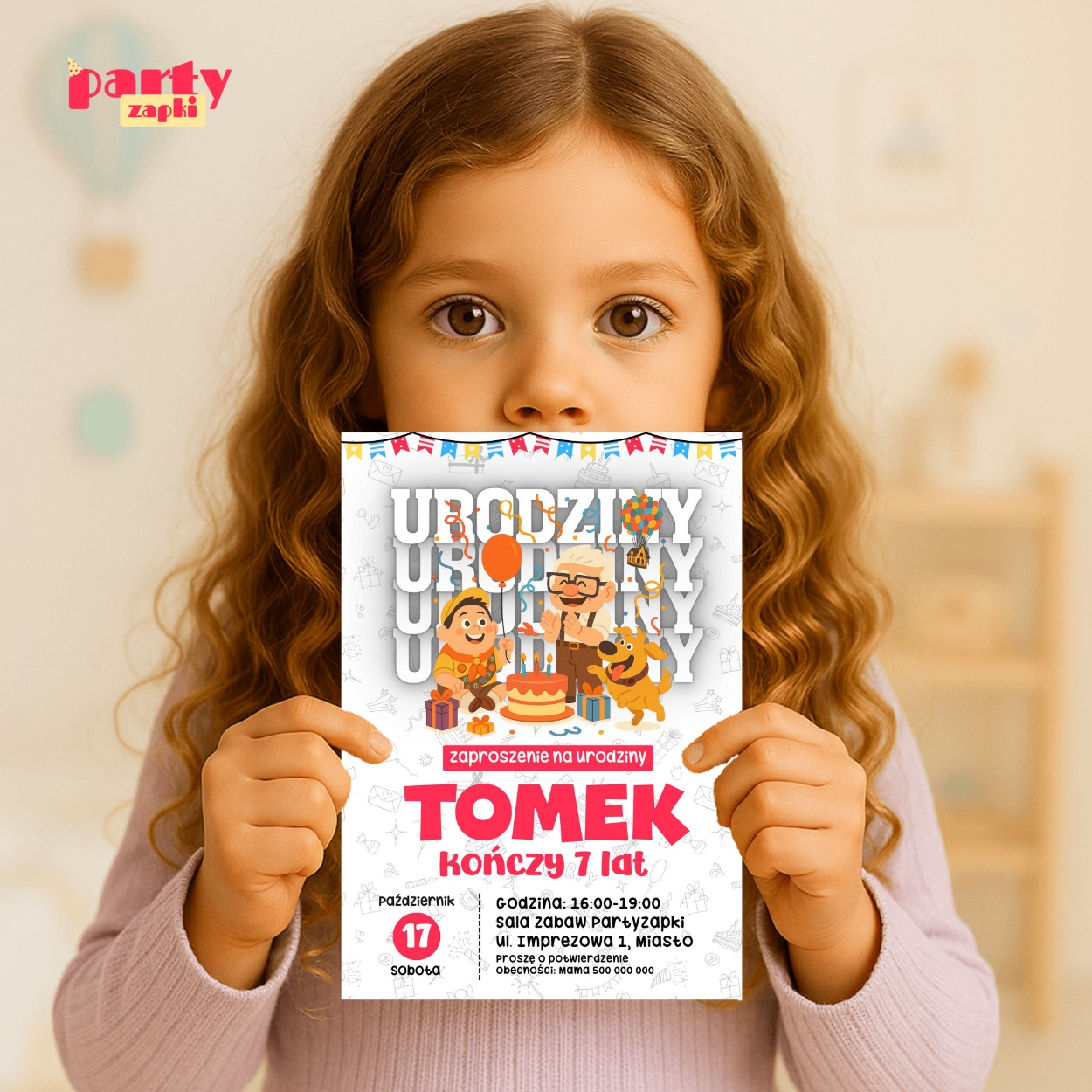 odlot 03 zaproszenie na urodziny partyzapki 03