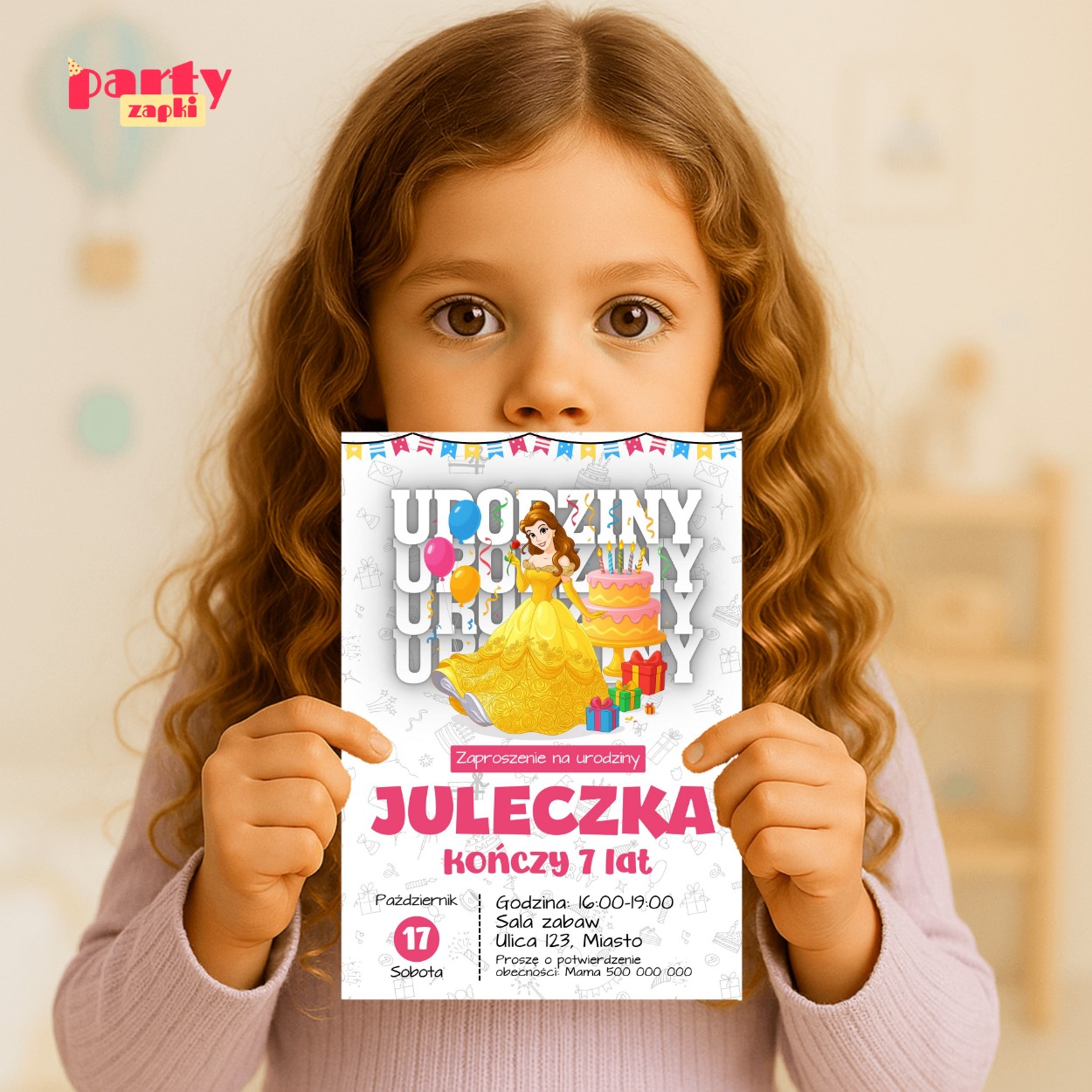 piekna i bestia 01 zaproszenie na urodziny partyzapki 03